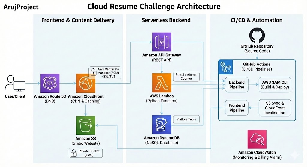 Cloud Resume Architecture Diagram